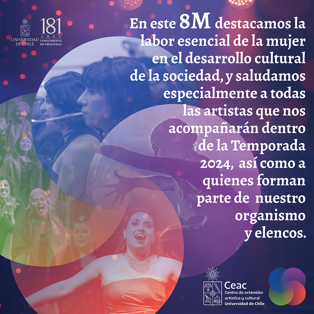 Hoy 8 de marzo, Día Internacional de la Mujer, saludamos a todas las artistas, trabajadoras, madres, amigas y hermanas, que contribuyen a engrandecer la cultura y la vida.