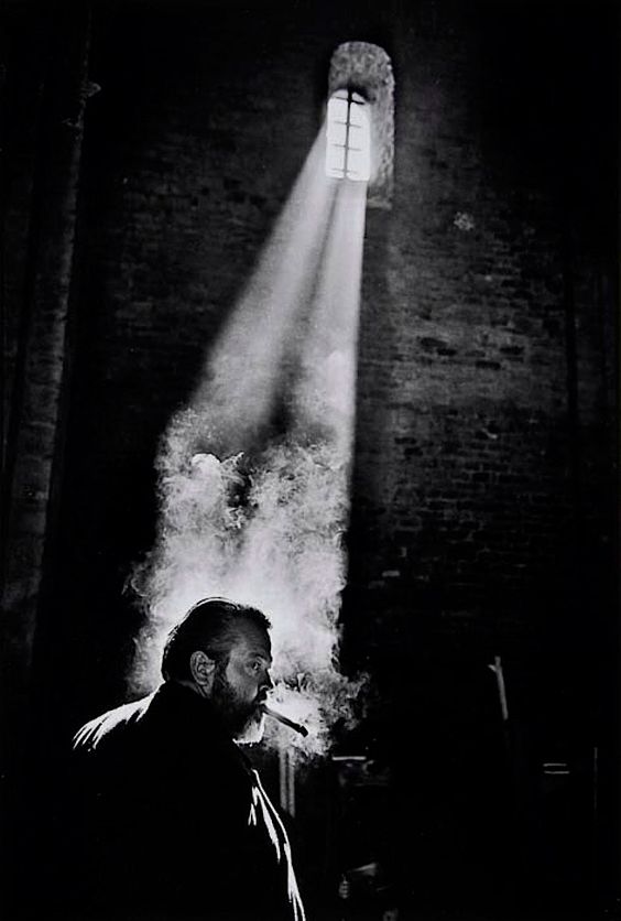 Orson Welles, 1964. (📸- Nicolas Tikhomiroff)