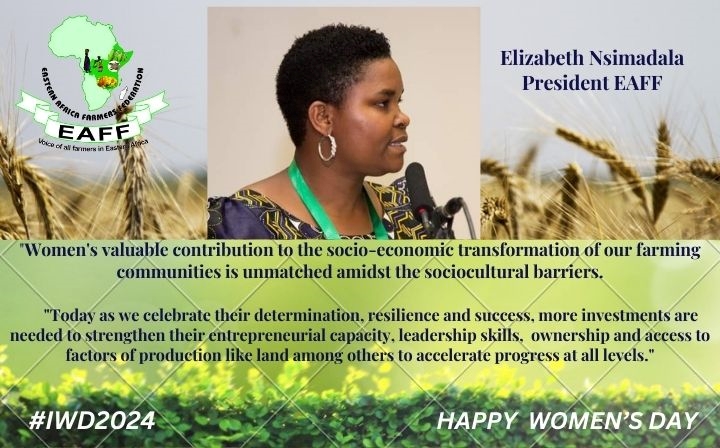 Happy women's day #InternationalWomensDay #IWD24 @elizabethnsima @AssociationAwak @WomenEnt #WomensDay @pafo_africa @worldfarmersorg @FARAinfo @IFAD