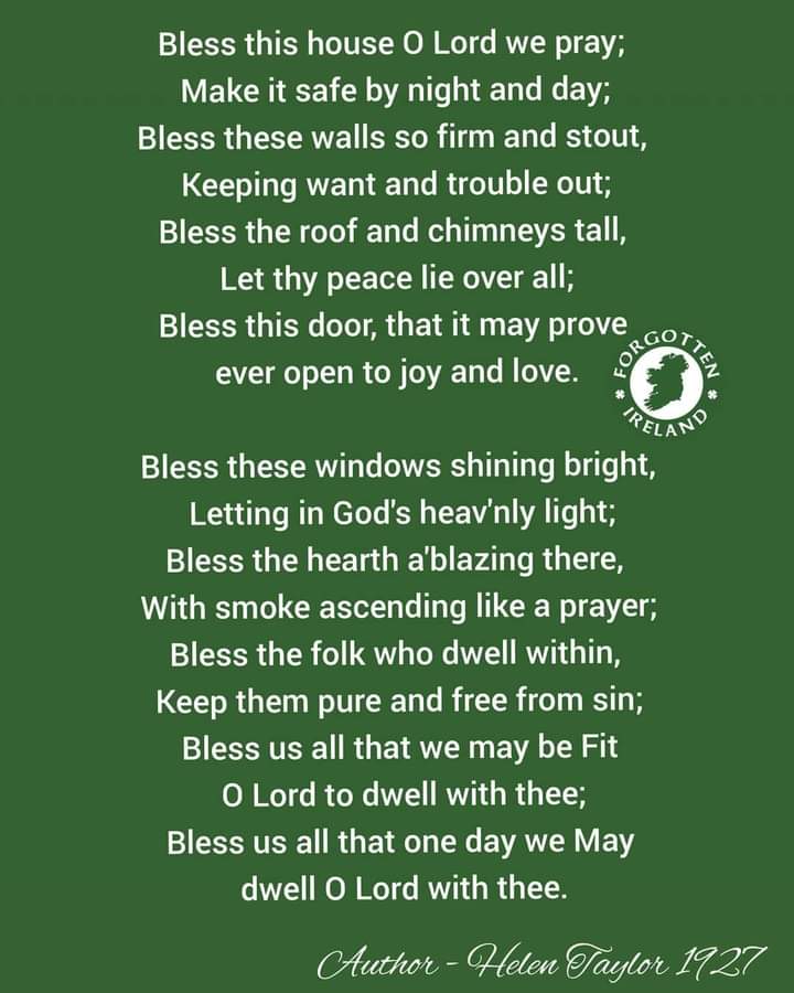 LaineyWales25's tweet image. #irishhouseblessing #houseblessing
