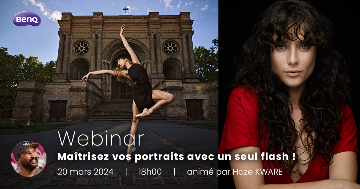 📸 Webinar BenQ PhotoVue🌟 Maitrisez la photo de portrait avec un seul Flash ! animé par @hazekware 🗓️ 20/03/2024 🕕18h00 CET Inscrivez-vous gratuitement maintenant ! 👉benqurl.biz/4a0MDXU🌟🔥 #webinar #expert #PortraitPhotography #flash