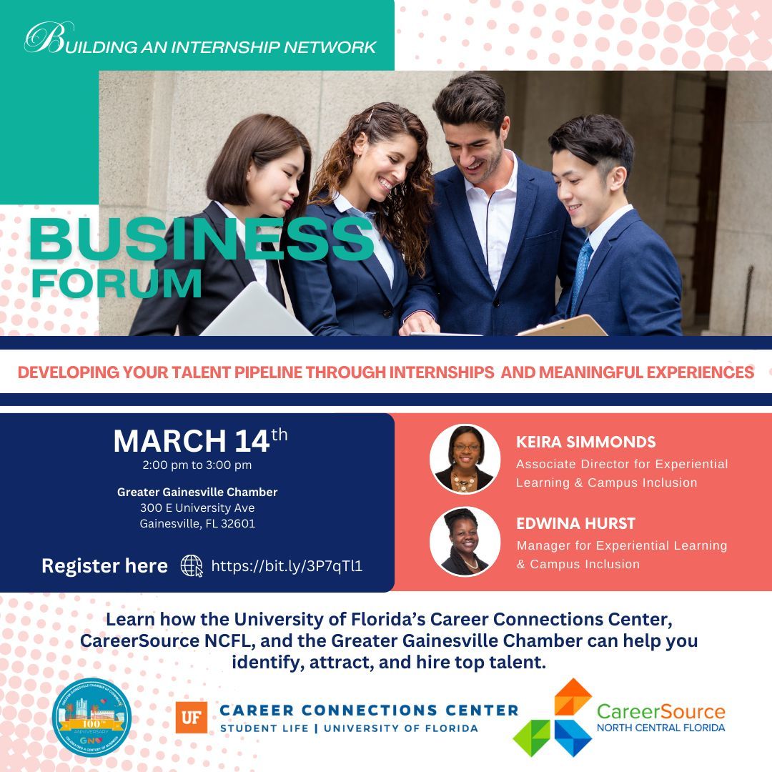 Unlock the potential of your organization's future workforce by joining us at the upcoming Business Forum session! 🎓✨ 🌐 Register now: bit.ly/3P7qTl1
