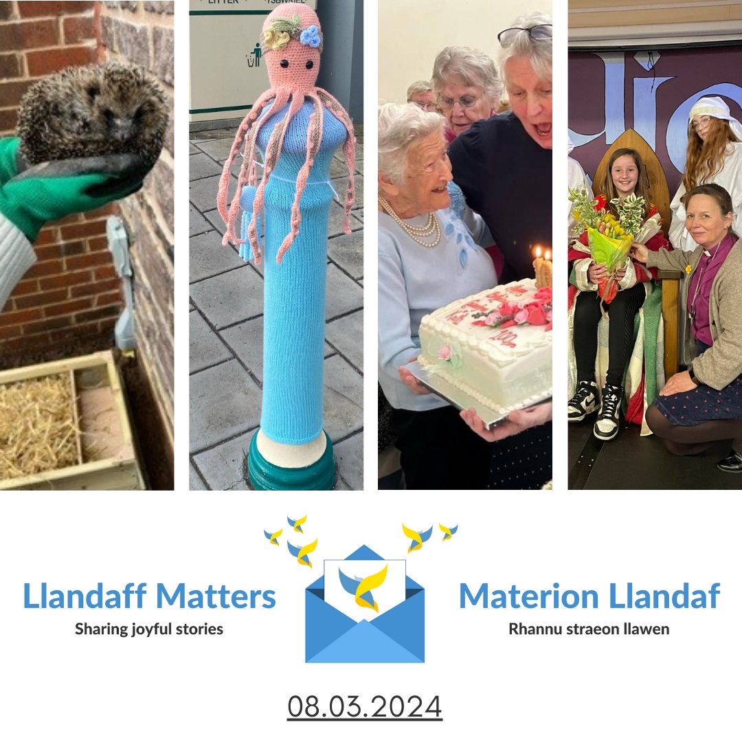 Materion Llandaf / Llandaff Matters mailchi.mp/cinw/materion-… This week: ✅A Very Special Birthday Party ✅A Silver Eco Church Award ✅Needles, Knitting and Nattering in Penarth ✅A New Ministry Area Leader for the Penybont-ar-Ogwr Ministry Area And, of course, Llandaffle!