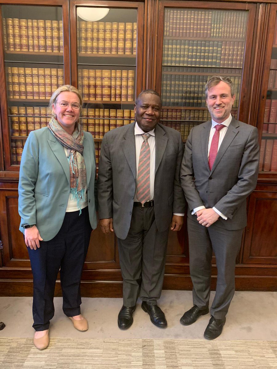 Pleasure to see HE Mamabolo @SAHC_UK yesterday to discuss his recent visit to South Sudan and the preparations being made ahead of planned elections.