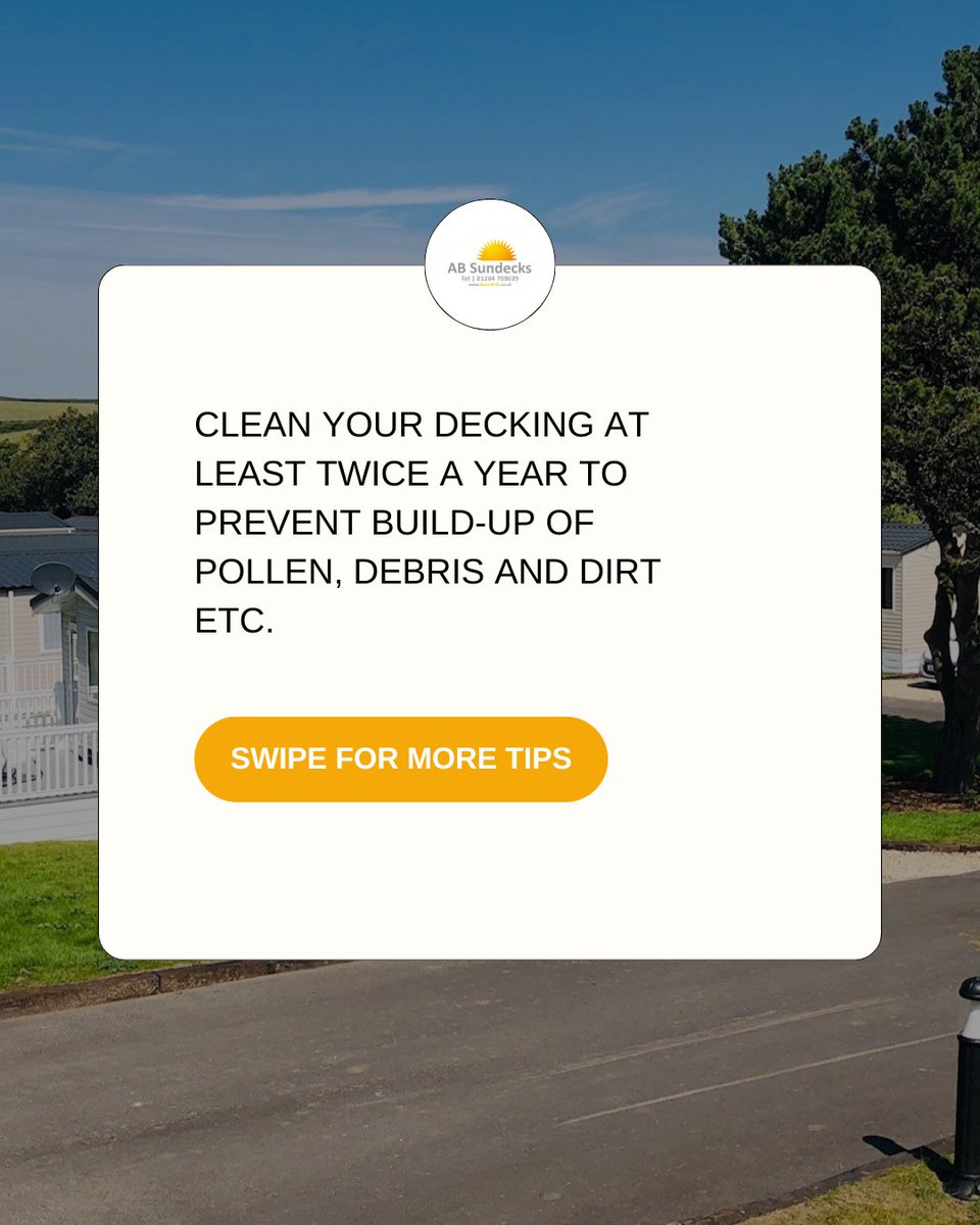 ABSundecksLtd's tweet image. ❗❗ ATTENTION ❗❗

Do you want some tips on how to keep your AB Sundeck looking brand new ❓ Click the link in our bio to download our care and cleaning guide 🔗

#absundecks #deckinguk #decking #cleaning #deckcleaning #cleaningtips