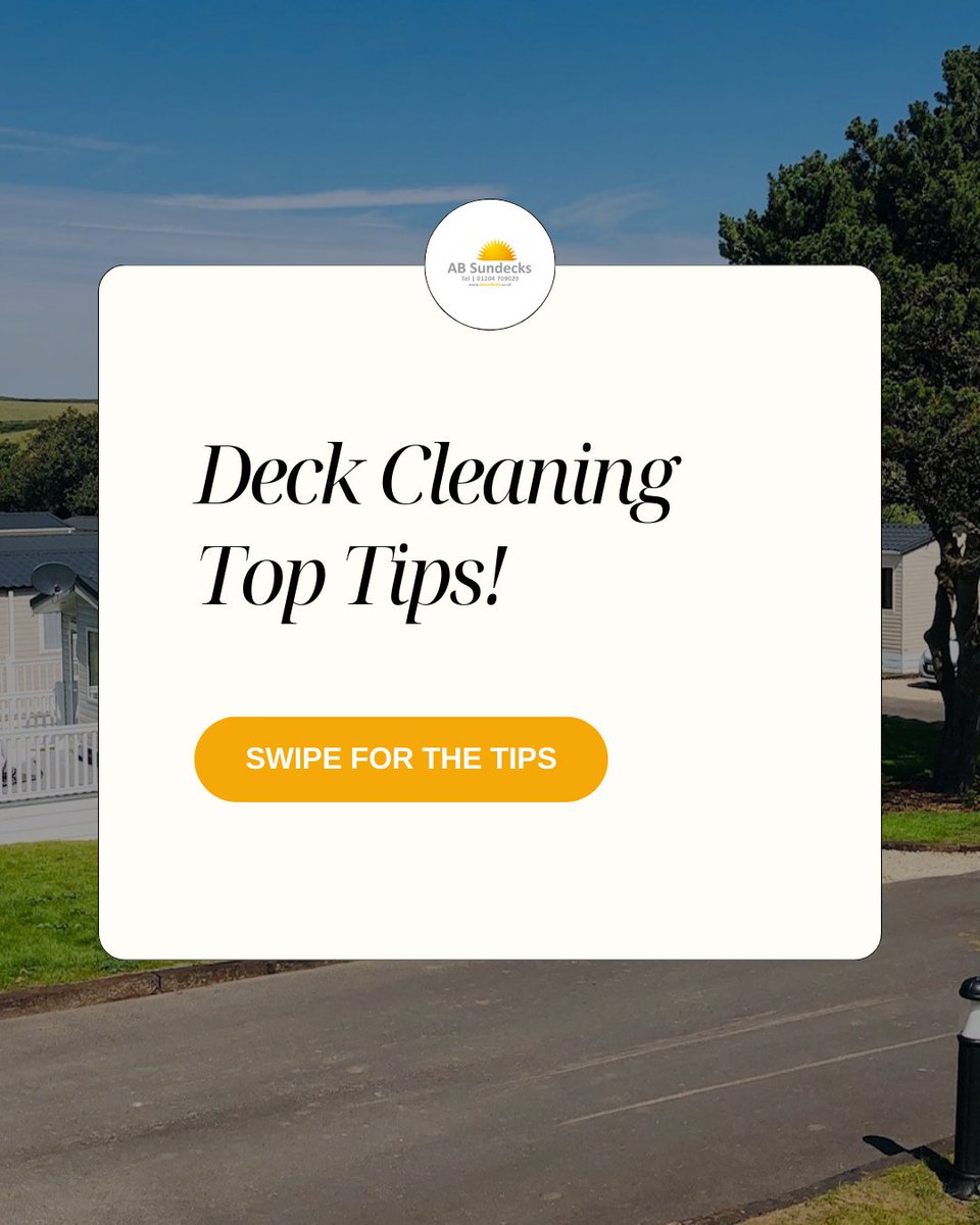 ABSundecksLtd's tweet image. ❗❗ ATTENTION ❗❗

Do you want some tips on how to keep your AB Sundeck looking brand new ❓ Click the link in our bio to download our care and cleaning guide 🔗

#absundecks #deckinguk #decking #cleaning #deckcleaning #cleaningtips