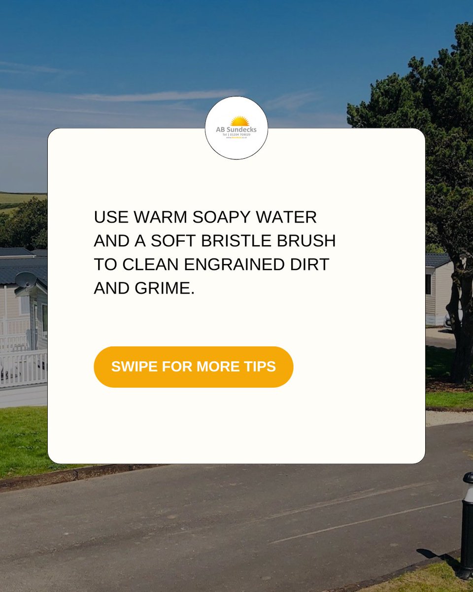 ABSundecksLtd's tweet image. ❗❗ ATTENTION ❗❗

Do you want some tips on how to keep your AB Sundeck looking brand new ❓ Click the link in our bio to download our care and cleaning guide 🔗

#absundecks #deckinguk #decking #cleaning #deckcleaning #cleaningtips