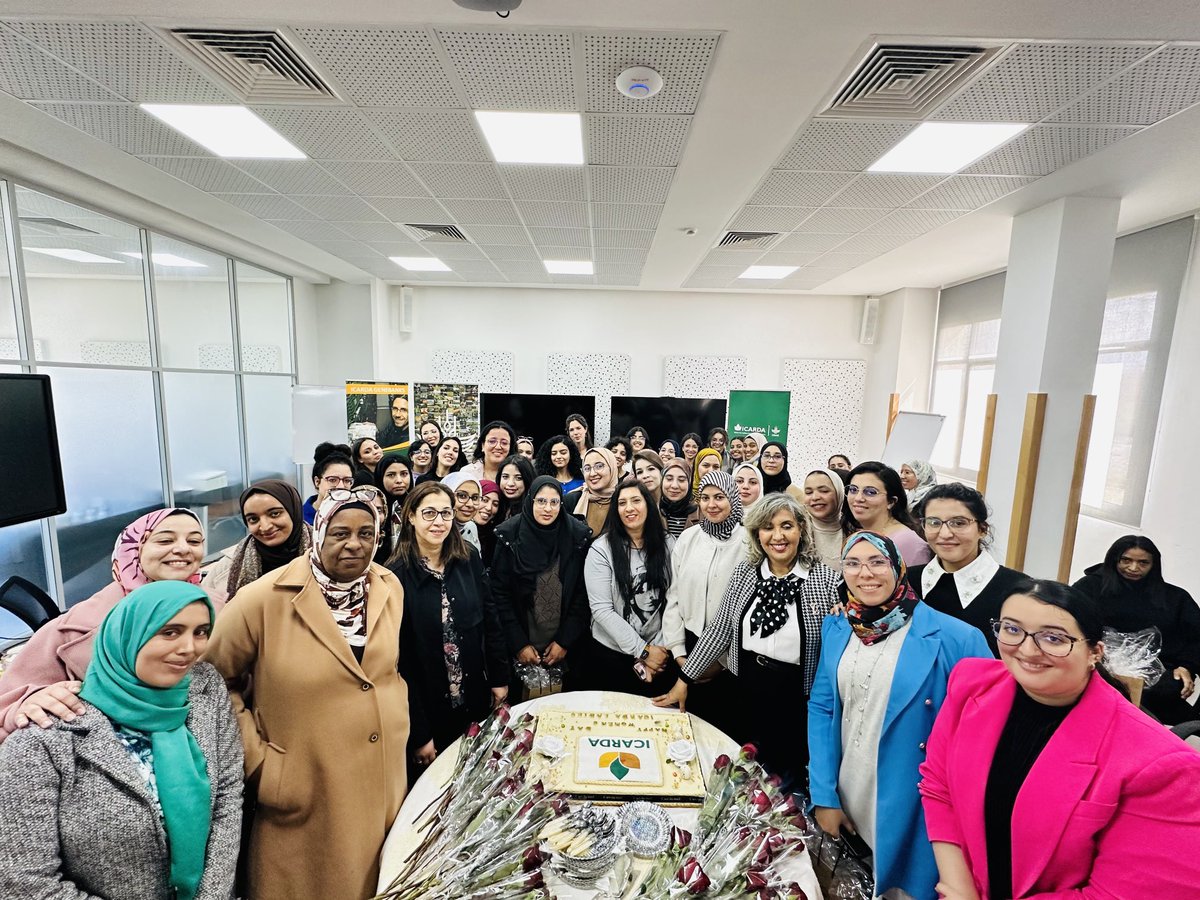 fillobax's tweet photo. Some strong speeches, a good cake, and .. five theatrical plays on #genderbias in the workplace.. really a nice #IWD #Woman at ⁦@ICARDA⁩ #Rabat https://t.co/yysQ5rrHRN