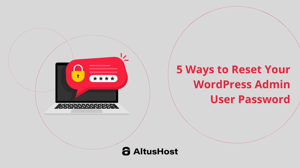 Forgot your #WordPress password? Explore 5 efficient methods to reset it:
1. Forgot Password Option
2. Softaculous Auto Installer
3. phpMyAdmin
4. WP-CLI on VPS server
5. MySQL on Terminal
l8r.it/sdkt