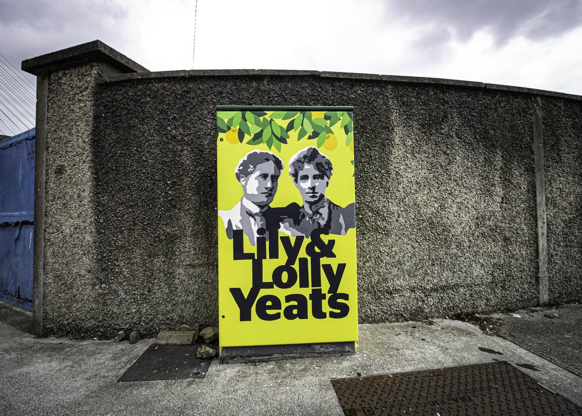 Imelda May will host a documentary on the wonderful Yeats sisters Lily & Lolly Yeats tonight on Sky Arts and Now TV. #InternationalWomensDay Yeats Sisters’ by @twigglley Created Summer 2023. Artwork located at Churchtown Road, Dundrum, Dublin @TheYeatsSisters @dlrcc @dlrArts