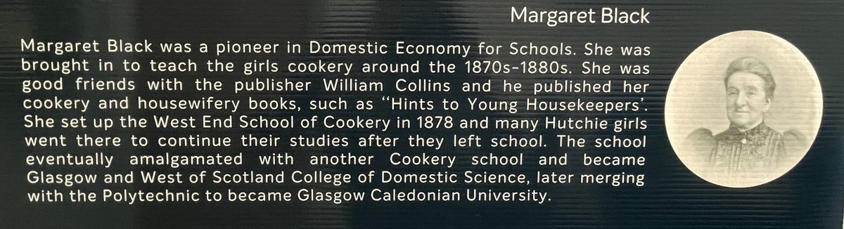 We celebrate our Hutchie women every day in the school museum, both our former pupils and staff. Former teacher Margaret Black was a well-known cookery book author. Her daughter took over teaching when she died and many Hutchie girls went on to study at their cookery school