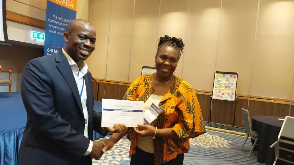 Congratulations to the Director of Food and Drugs Services of the Federal Ministry of Health and the National Coordinator NPSCMP for being awarded a certification of participation at the ongoing Supply Chain Leaders Forum and the INDABA conference in Bangkok, Thailand.