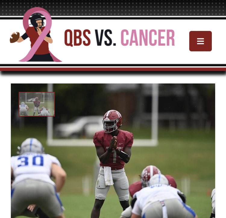 We are excited to have @Cartersido1 as a D3QB on our team. Carter is a sophomore at Hampden-Sydney College in Virginia. His efforts will benefit Breast Cancer Awareness and Research. Thank you Carter for your dedication to this mission!!!!
