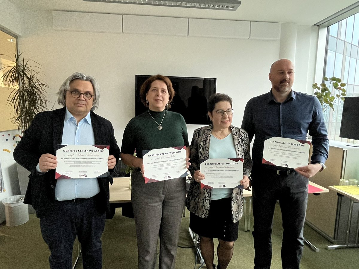 ESOstroke's tweet photo. One of the very important programmes of ESO is #ESOEAST. We like to give a heartfelt welcome to the new members which complete the Steering Committee and are already working hard on improving #strokecare in #EasternEurope.
#advancingknowledge #stroke
@MilanVosko https://t.co/sJHgoIqYCU