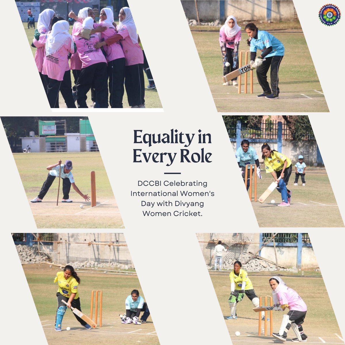 Equality in every role! DCCBI Celebrating International Women's Day with Divyang Women Cricket. #happyinternationalwomensday #internationalwomensday . #DCCBI #wheelchaircricket #wheelchaircricketindia #divyangcricket #disabilitycricket #cricket #CricketForAll #InclusiveCricket