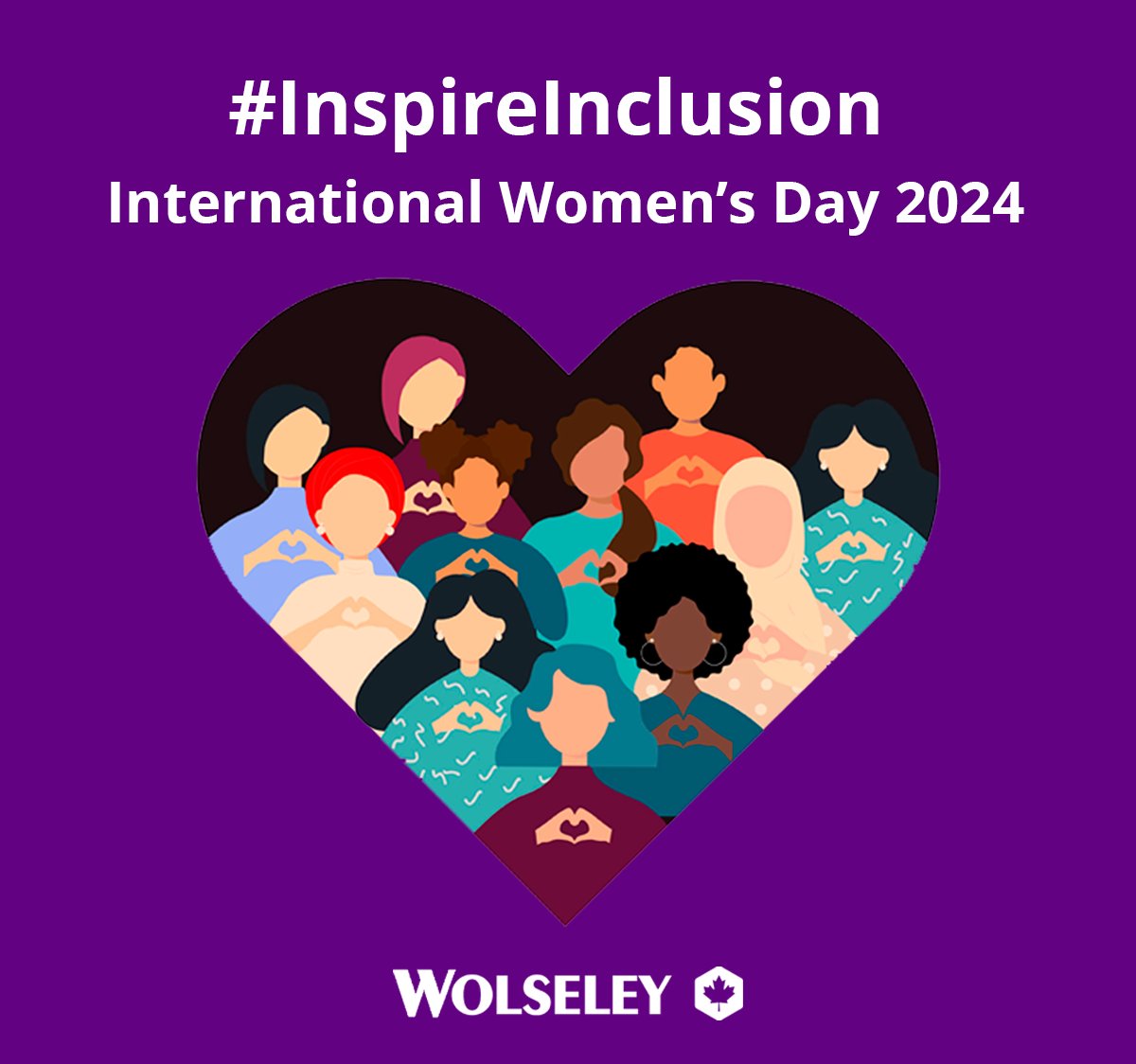#InspireInclusion this International Women’s Day! It’s no question the impact a sense of belonging can have. That’s why, this International Women’s Day, we’re #InspiringInclusion and ensuring there is a sense of belonging and empowerment at Wolseley Canada. #iwd24