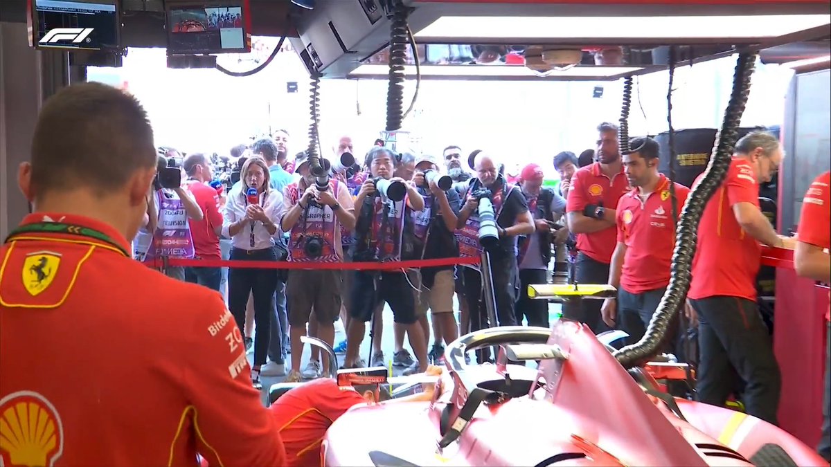 F1's tweet photo. All eyes on @OllieBearman as he prepares to make his F1 debut 👀

The 18-year-old is the youngest-ever Ferrari rookie 

#F1 #SaudiArabianGP https://t.co/bjsOMa0TtJ