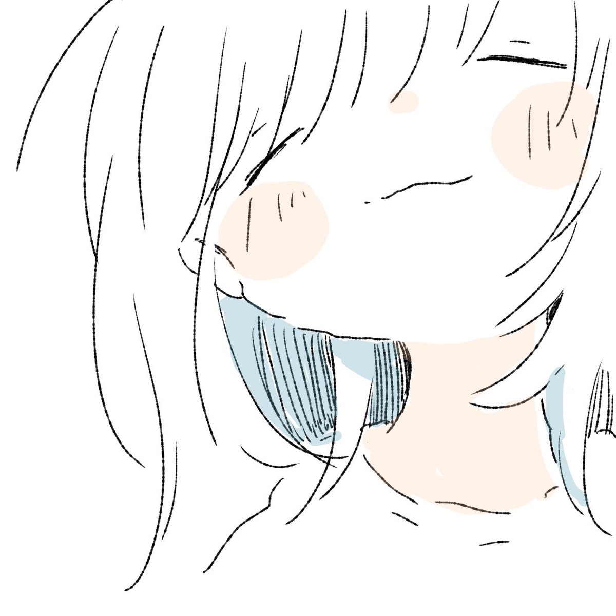 「みんなのおかげで得意な顔になったこれからも自律神経にいい絵を描きたい 」|miikoのイラスト