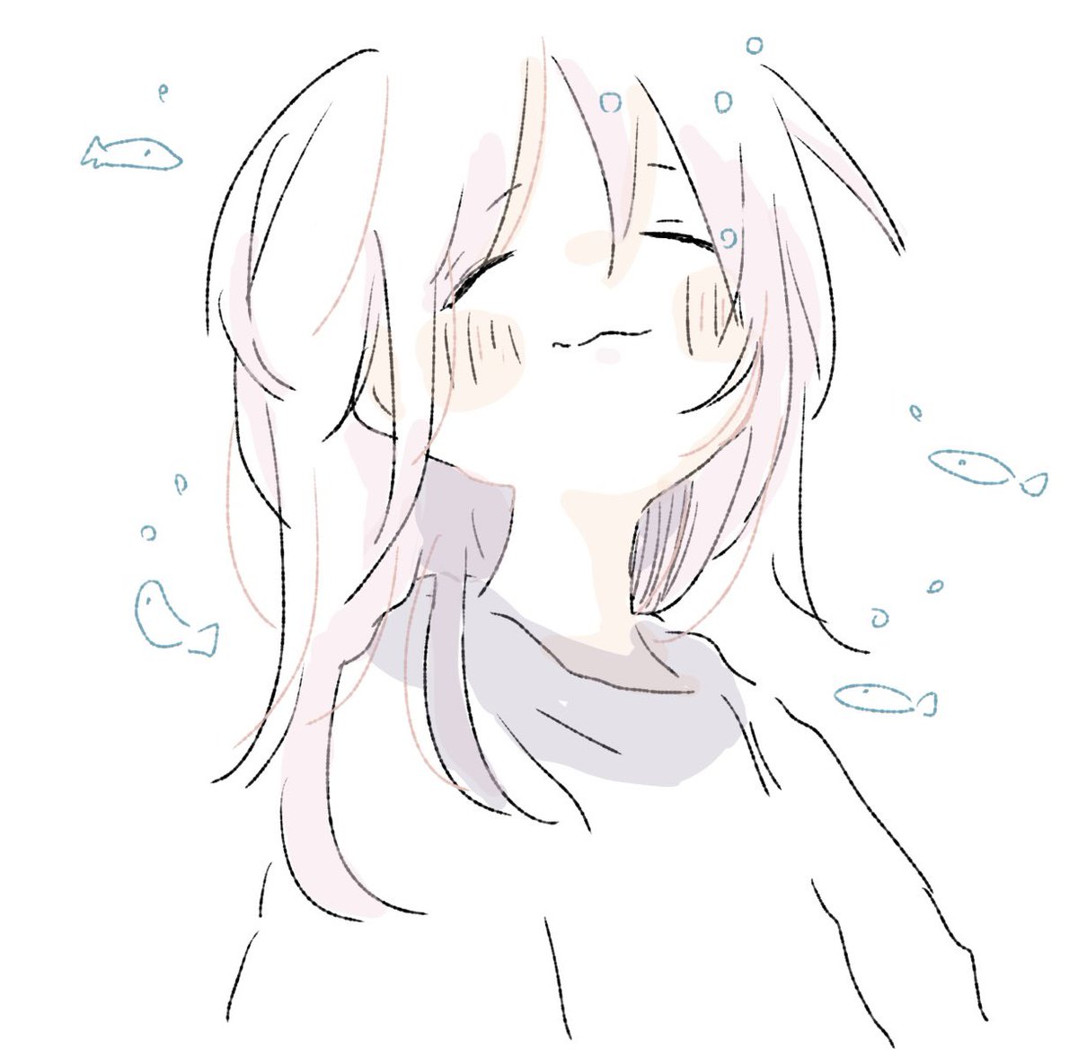 「みんなのおかげで得意な顔になったこれからも自律神経にいい絵を描きたい 」|miikoのイラスト