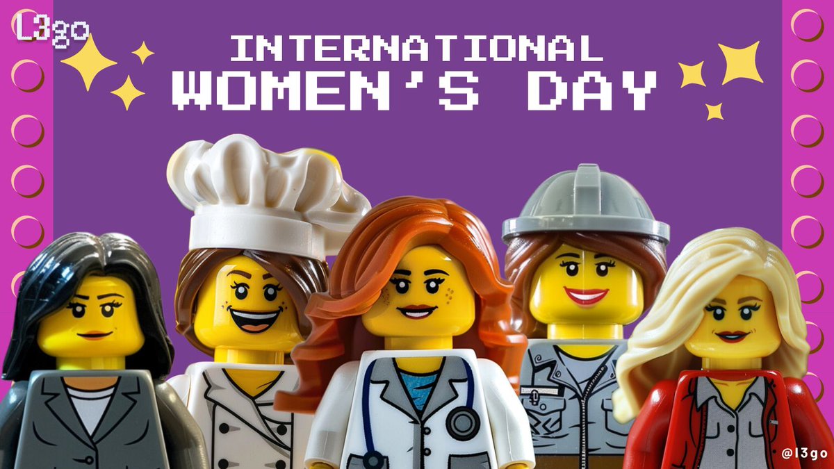 L3goverse's tweet photo. 💌 To all the amazing women out there: You rock today and every day!

💪 Happy International Women’s Day 

#L3GO #InternationalWomensDay https://t.co/fDsjJ0NUXR