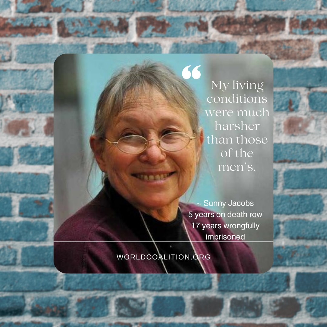 The Sunny Center (@sunnycenterfdn) on Twitter photo Today is #internationalwomensday24 and I want to call attention to the women who are on #deathrow around the world. In 1976, I was wrongfully convicted and sentenced to death. It's still happening. It needs to end. worldcoalition.org/wp-content/upl… Today is #internationalwomensday24 and I want to call attention to the women who are on #deathrow around the world. In 1976, I was wrongfully convicted and sentenced to death. It's still happening. It needs to end. worldcoalition.org/wp-content/upl…
