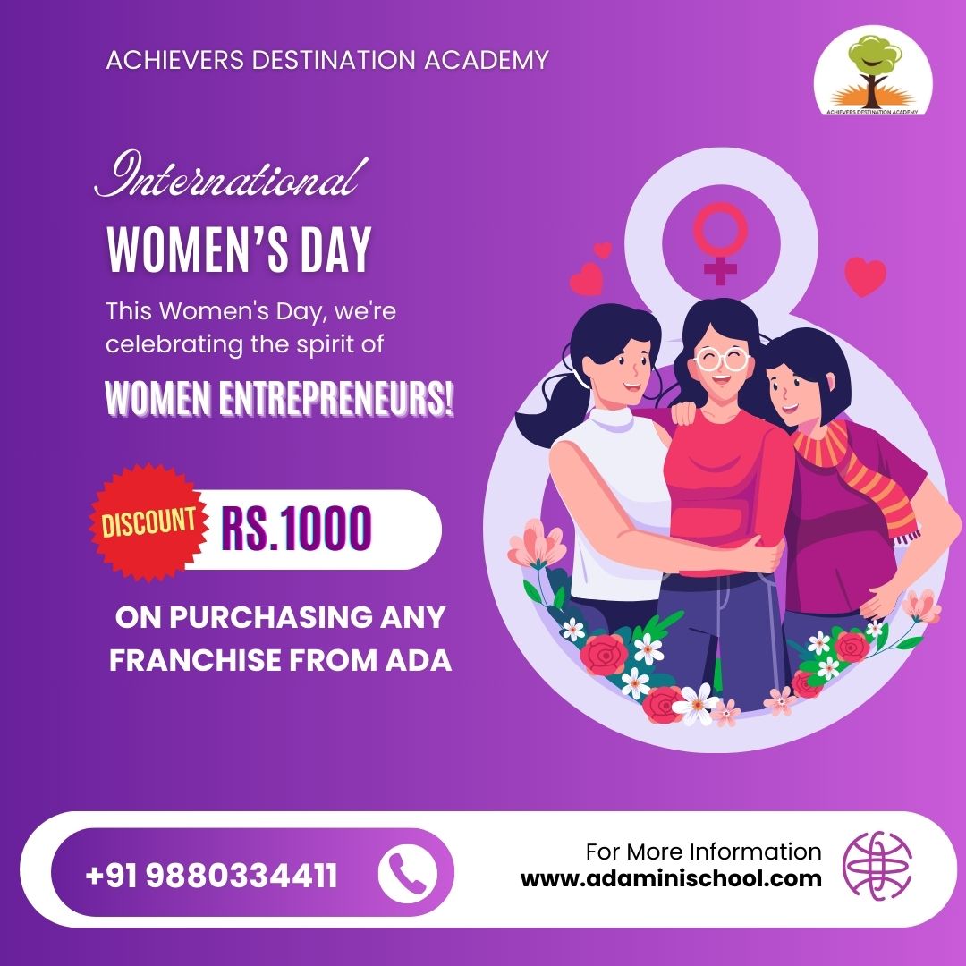 ADABLR2014's tweet photo. Join us in empowering women to achieve their dreams and create a better tomorrow.

Contact us today to learn more about this limited-time offer!
☎ Call: 91 9880334411
or DM us!
#WomensDay #WomenEntrepreneurs #Empowerment #achieversdestinationacademy https://t.co/FiYHHZaRdf