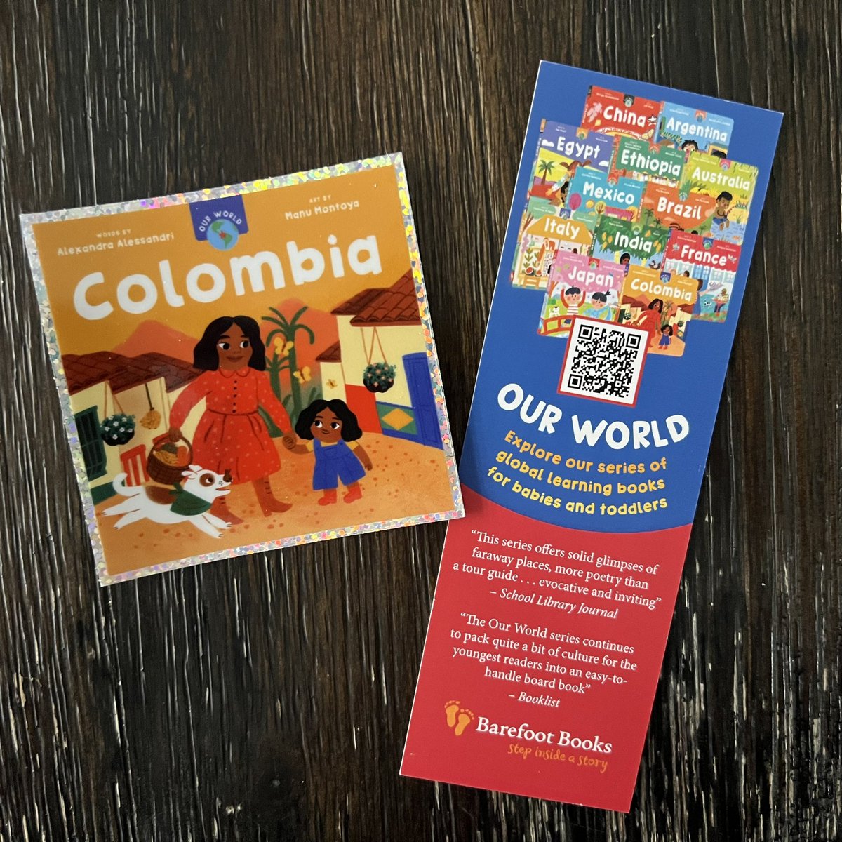 Preorder OUR WORLD: COLOMBIA from my local indie @BooksandBooks & receive a signed/personalized book, sticker, & bookmark! Preorder here: shop.booksandbooks.com/book/979888859…