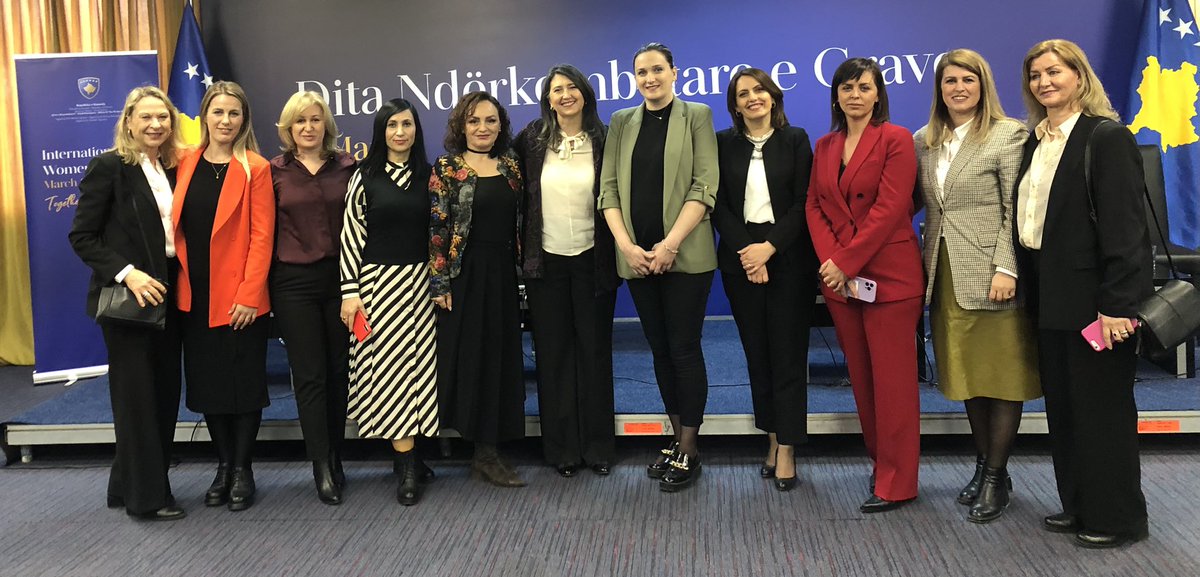 Happy #WomensDay! Listening to a panel with representatives from Kosovo’s government, civil society &amp; private sector it became clear that economic independence for women is an important key for empowerment. Great event by Kosovo Agency of Gender Equality. Look forward more!