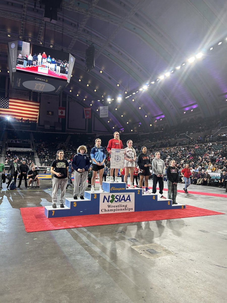 Huge congrats to Rosie Kearns for placing 5th in the state for wrestling! Highest girls placement in school history. Shoutout to Jaxon Zalepka and Dani Forlenza for being state qualifiers. Rosie and Dani were also named 1st team all shore! <a href="/FTHSPatriots/">Freehold Township High School</a> <a href="/TownshipScores/">Township Scores</a>