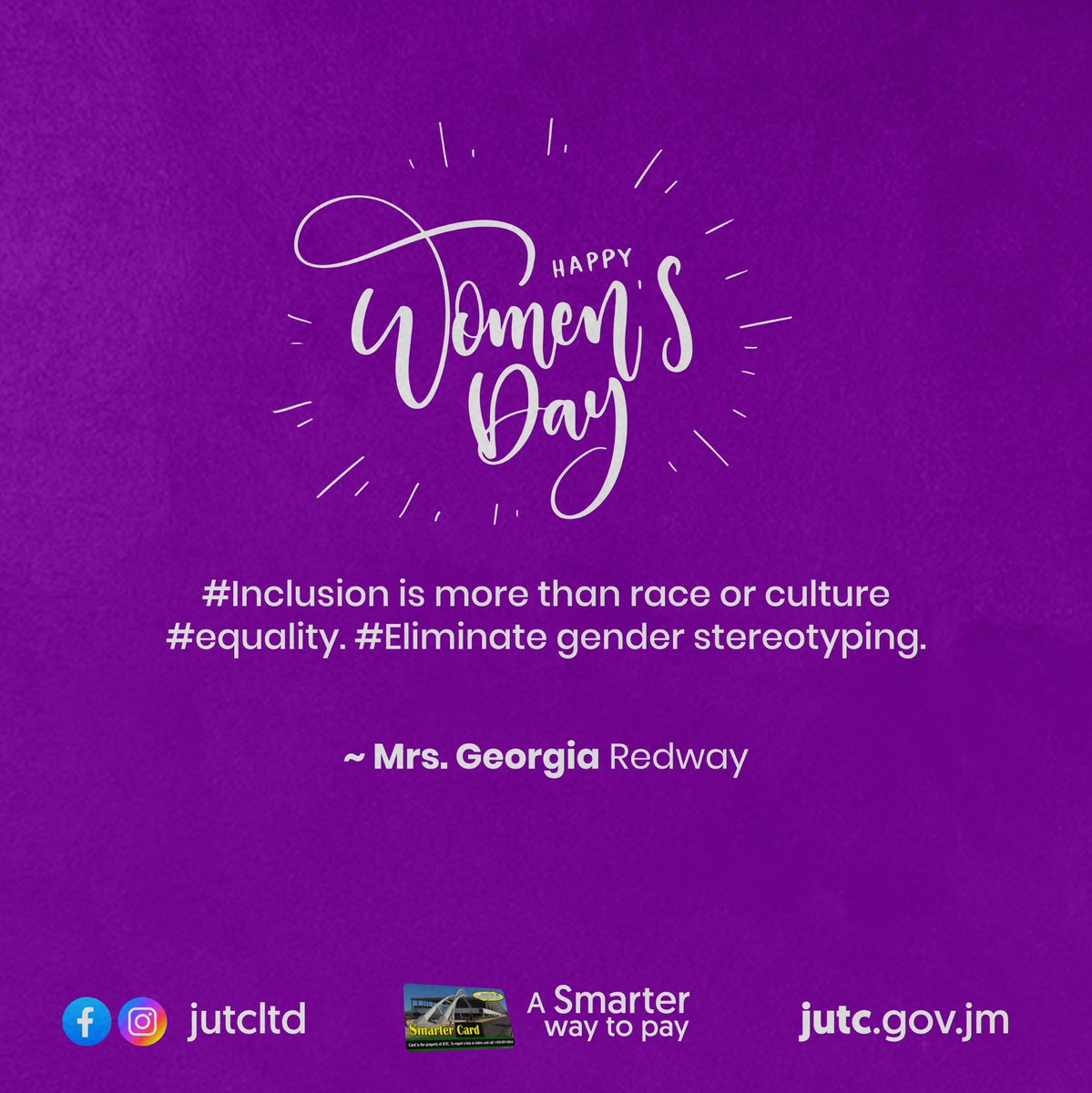 Today, let's shine the spotlight on Mrs. Georgia Redway, our Deputy Managing Director of Operations. 🚌 💪 Let's celebrate these remarkable women who are propelling our city forward! #WomenInJUTC #WomenInTransport #JUTC #PublicTransportHeroes #IWD24