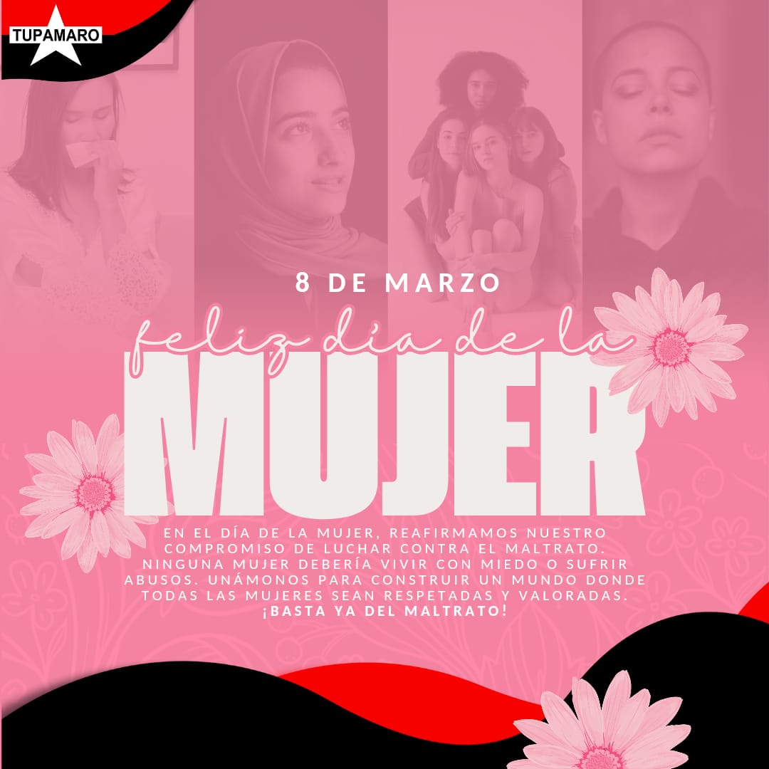 "Sin la verdadera liberación de la mujer, sería imposible la liberación plena de los pueblos, y soy un convencido de que un auténtico socialista debe ser también un auténtico feminista" Hugo Chávez

<a href="/TupamaroMRT_/">Movimiento Revolucionario TUPAMARO Vzla.</a>
Felicita a la Mujer.

#VenezuelaMujer
#SecretariadoNacionalMRT2024
