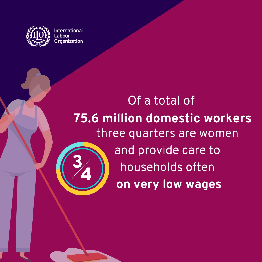 ⚠️ Today is #March8 & #InternationalWomensDay ‼️ 🟦 #DYK: #women account for 3/4 of 75.6 million domestic workers globally 🔺 The #care economy could create 300 million #jobs by 2035 & ↘️ #gender inequalities. 🔔 Here's how👉vu.fr/uPSs 🧡 #IWD2024 #InvestInWomen