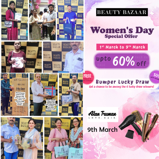 gallinews's tweet image. Women Day Offer, All Leading Brands Are Now On SPECIAL OFFER upto 60% OFF By Beauty Bazaar at Crawford Market

Read Full News: bit.ly/3TraQ3U

#BeautyBazaar #BrandSale #Celebration #CrawfordMarket #Discounts #LimitedTimeOffer. #MarchMadness #SHOPPINGSPREE