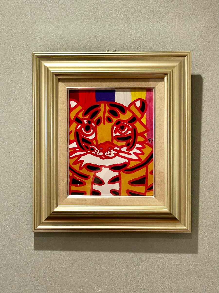 chev5691's tweet photo. 3ヶ月に1度変わる我が家の絵。自閉症の画家「太田宏介」さんの絵のレンタルなんだけど、本当にいい絵。こんな絵が描けるの凄いと思う。これからも応援していきたい。  #太田宏介   #素晴らしい絵 https://t.co/AZBST3ginK