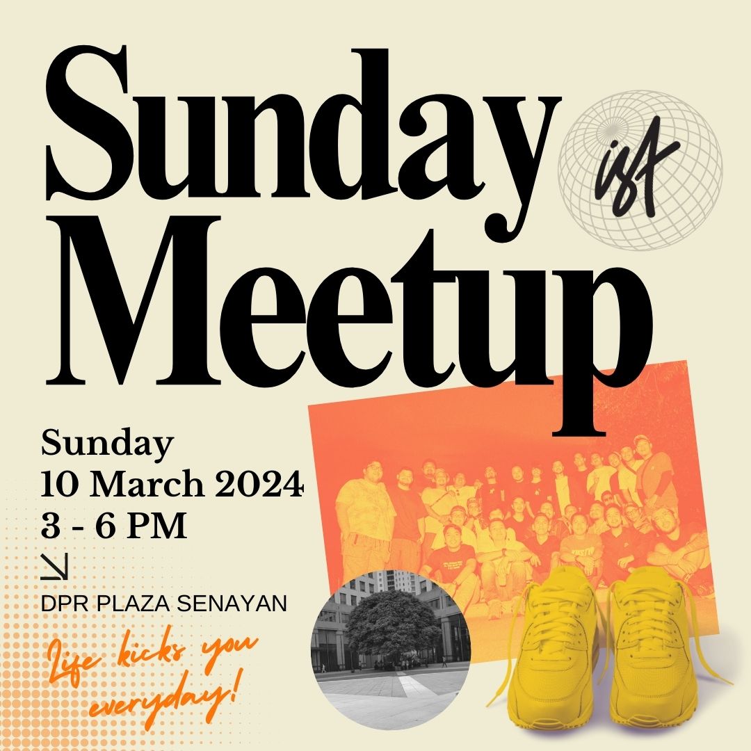 Yuk dateng kumpul-kumpul ke kopdar IST Hari Minggu 10 Maret ini, itung-itung silaturahmi sebelum bulan Ramadhan.
#indosneakerteam
#istsundaymeetup