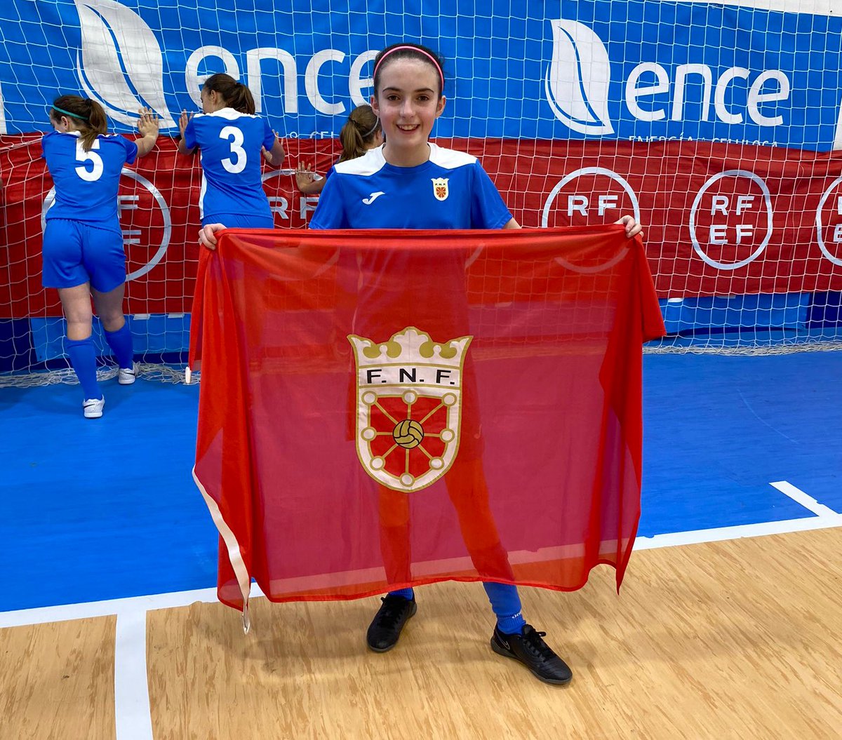 CDXOTA's tweet photo. 💜 CANTERA | Leire Fernández, del infantil femenino Sub14, ha jugado con Navarra el Campeonato de España de Selecciones Territoriales en Sanxenxo 

#8M #8M2024 #8deMarzo https://t.co/H6JLLGKG8D