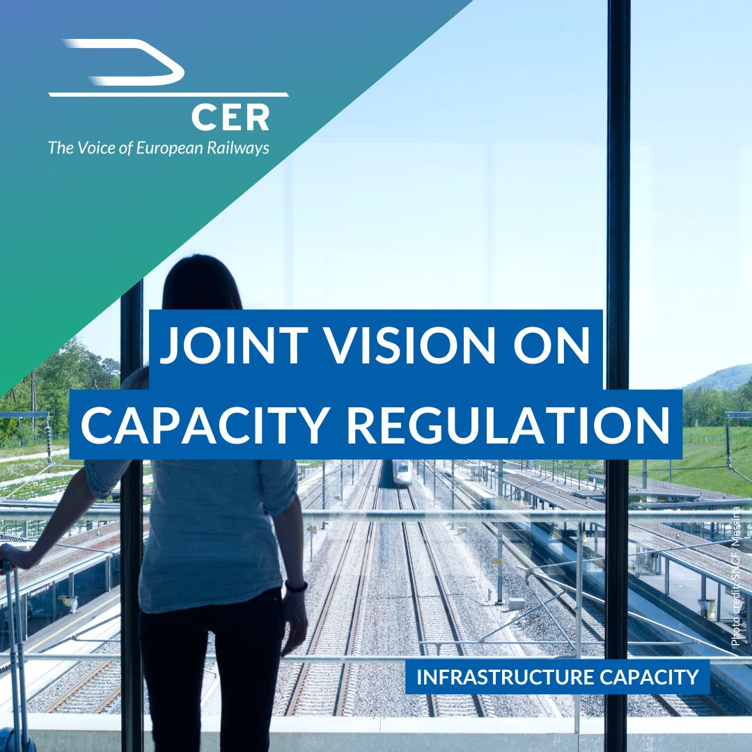CER_railways's tweet image. 🚆CER and @EIMrail have published a Joint Vision on Capacity Regulation highlighting the work accomplished by co-legislators and underlining improvements to increase #RailCapacity

Read below the joint vision addressed to co-legislators📝
cer.be/cer-positions/…