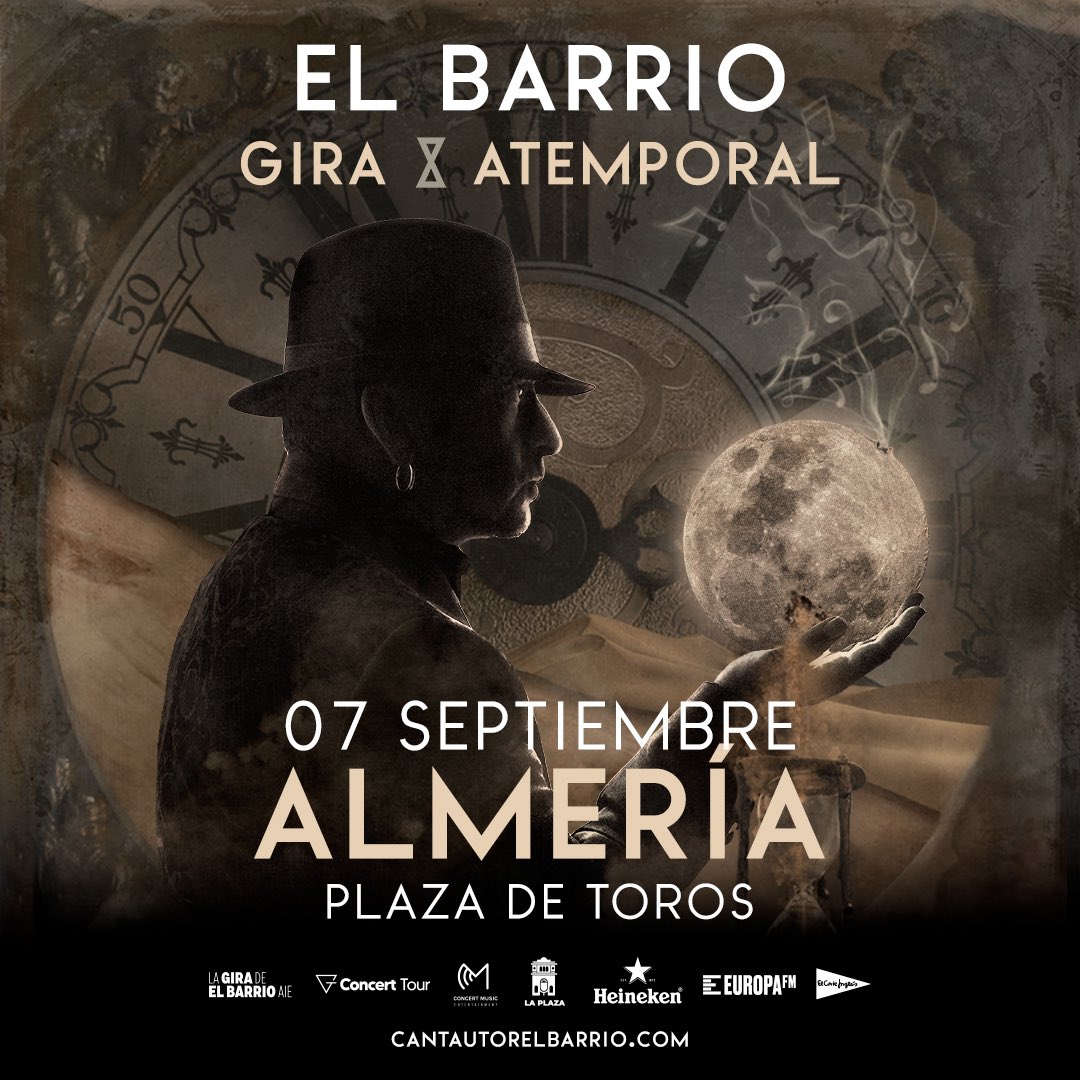 CONCERT TOUR (@concert_tour) on Twitter photo Nueva fecha confirmada en la gira ATEMPORAL de <a href="/elbarrioficial/">El Barrio Oficial</a> ⌛️
🎫ya a la venta en <a href="/elcorteingles/">El Corte Inglés</a>
#elbarrio #giraatemporal
elcorteingles.es/entradas/conci… Nueva fecha confirmada en la gira ATEMPORAL de <a href="/elbarrioficial/">El Barrio Oficial</a> ⌛️
🎫ya a la venta en <a href="/elcorteingles/">El Corte Inglés</a>
#elbarrio #giraatemporal
elcorteingles.es/entradas/conci…