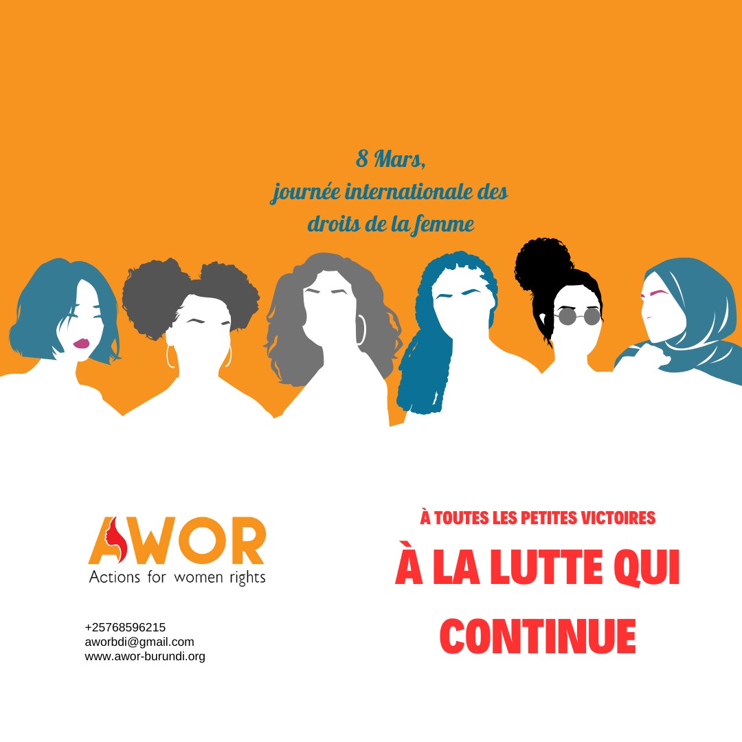 A chaque jour, ses petites victoires et  une lutte continue pour le respect et la mis en application des droits de la femme...

#8mars 
#burundi

<a href="/InesKid1/">ineskid</a> <a href="/CAREBurundi/">CARE in Burundi</a> <a href="/OnufemmesBdi/">ONUFEMMES BURUNDI</a>