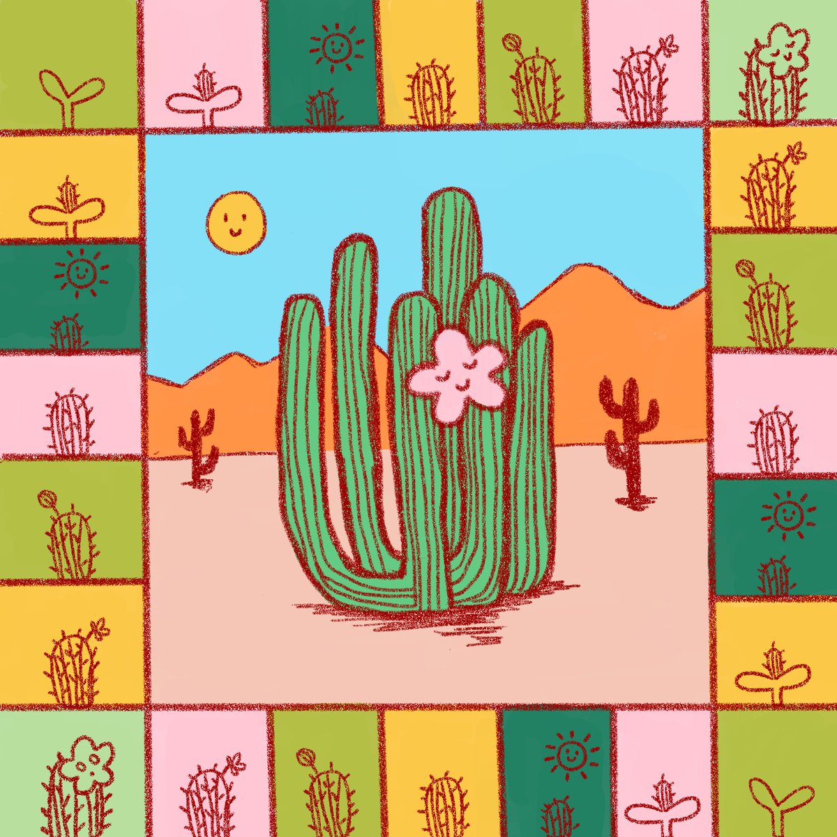 thoughtpalette's tweet photo. even if it's a desert 🌵🌸 https://t.co/SOKNMo2IZj