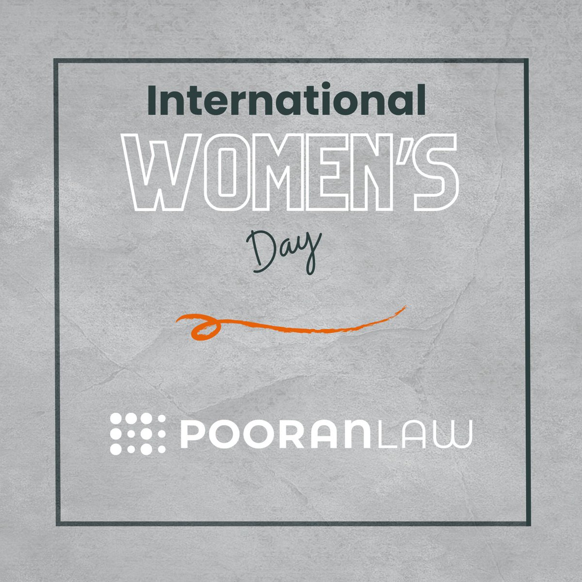Happy International Women's Day! As a firm, we intentionally foster an environment that promotes &amp; celebrates the success of female lawyers in practice areas traditionally dominated by men. Meet our team: pooranlaw.com/about/

#IWD2024 #InspireInclusion #InternationalWomensDay