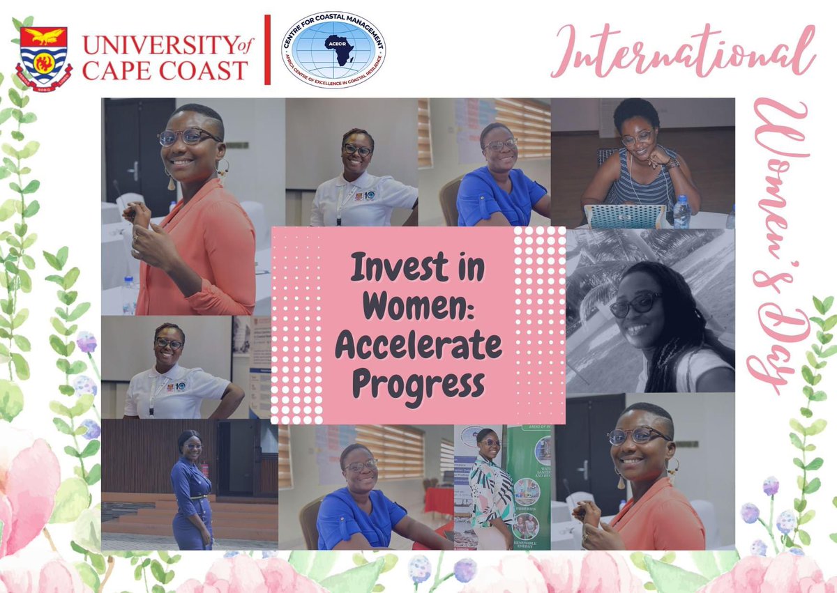 The @ccm_ucc believes that the strength of a woman and the characteristics they wield contribute to ensuring high efficiency and productivity in all settings they find are found. This is why we believe in investing in women to accelerate progress. Ayekoo to all women #girlpower