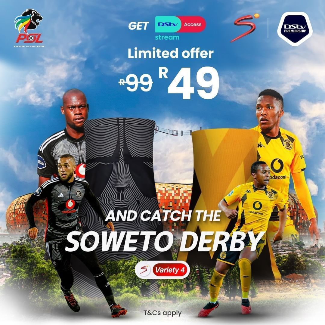 twintshego_'s tweet image. 5th place vs 6th place tomorrow 🥹 which team do you think will walk away with the 3 points? I think Pirates will do 🤞🥹 catch it live on DSTV access stream for just R49. Offer valid till 31st March . 
#SowetoDerby
#DStvStream