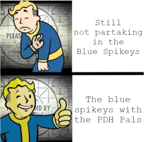 scoobydrew0's tweet photo. Friday @PDHPals action?
What a time to be alive. Now to wait for another 15 weeks
#ThePDHPod #BlueSpikeys #PDH #IYKYK https://t.co/Fcqge82zaY