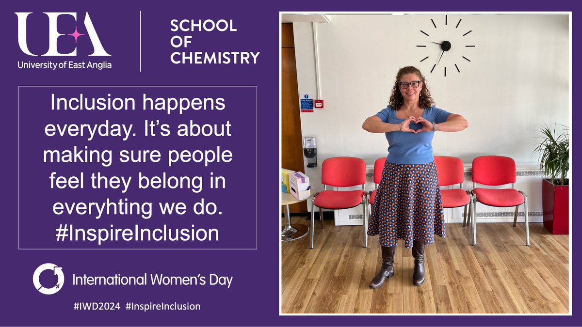 #InternationalWomensDay2024 - Here is my pledge for inclusivity. Let's continue to work towards a #genderequal society! #IWD2024 #Equality #WomenEmpowerment @UEA_Chemistry