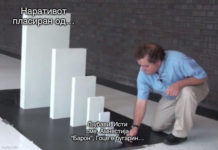 LefkovMile's tweet photo. @lejoninnaET Никој не може да го демантира Стево Пендаровски како што може самиот себе!
#ChainOfEvents https://t.co/UbKjPn1vKY