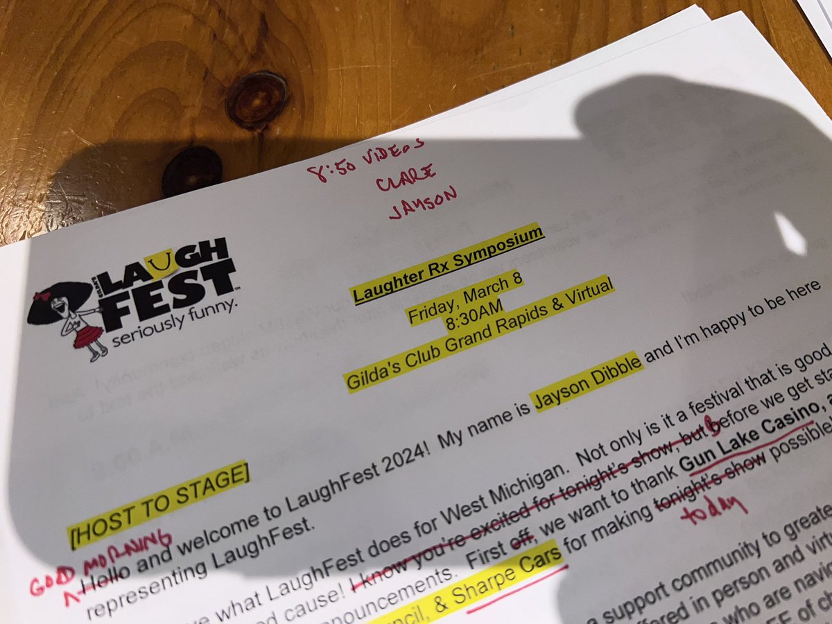 jaysondibble's tweet photo. The crowd assembles at @Gildas_Club_GR for the 2024 #LaughterRx Symposium! We’ll focus on the serious behind the funny while earning CE credit for nurses &amp; social workers. Yours truly is emcee. It’s all for @LaughFest! 💛🖤 #SeriouslyFunny #Laughfest #Laughfest2024 https://t.co/unzNc9Yj5V