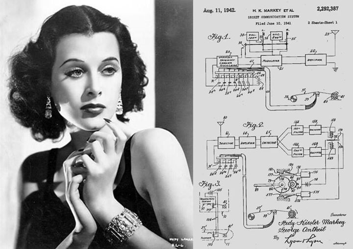 In honor of #WomensHistoryMonth, we want to recognize the 'Mother of WiFi' Hedy Lamarr Not only known for her acting career, Lamarr patented an invention for 'frequency hopping' to Allied Forces in WWII. This would later form the basis for today's WiFi, GPS, and Bluetooth