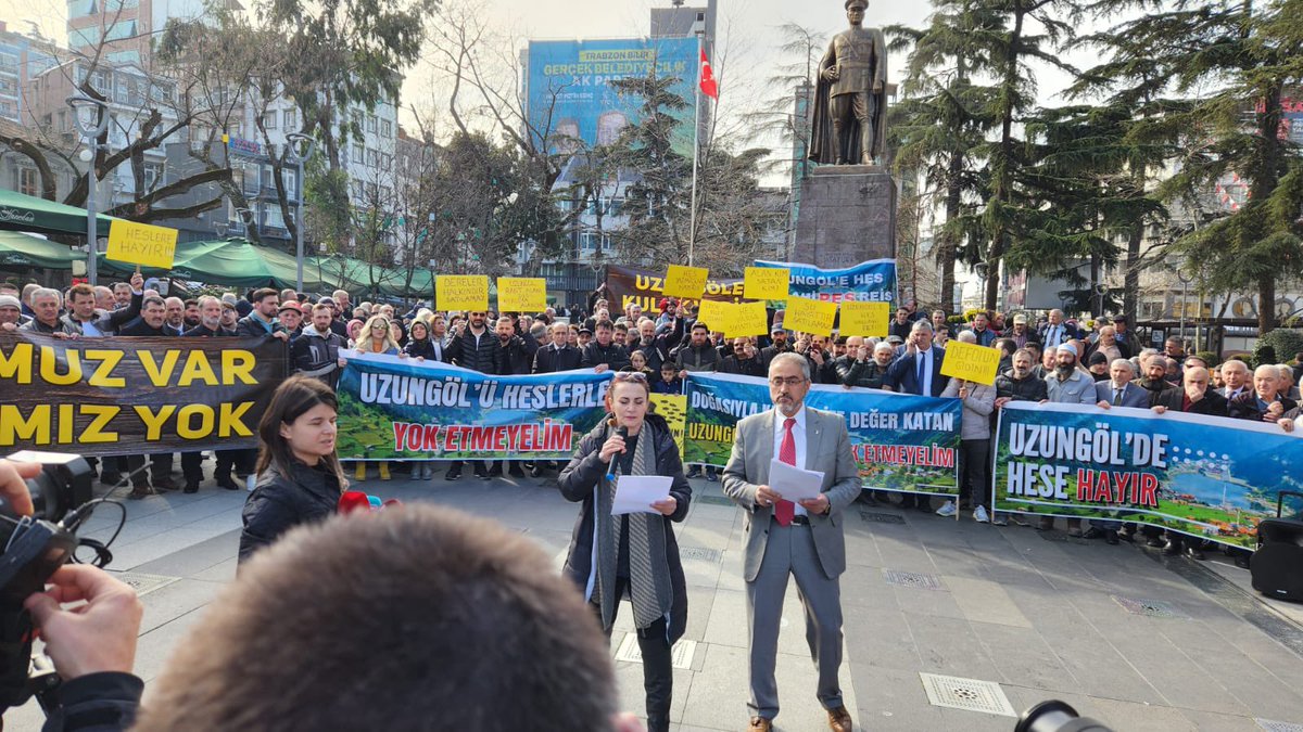 Uzungöl'de Hes istemiyoruz. ' Solaklı deresi özgür aksın' #solaklıderesiözgüraksın Desteklerinizi bekliyoruz.