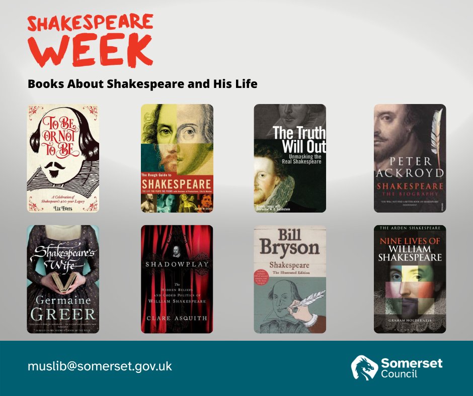 Have you ever wanted to know more about William Shakespeare? These books delve deep into Shakespeare’s life & explore how some of the stories we have all come to know so well took shape. Available to reserve in your local library or via the @LibrariesWest website for just £1.20